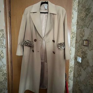 Vintage (likely 1980’s) Celine Cashmere Coat